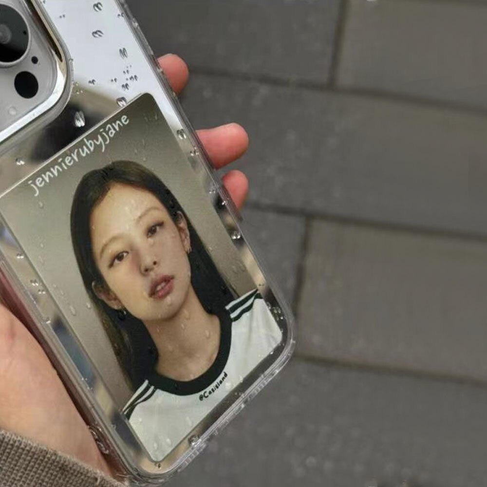 小众ins镜面jennie适用11苹果15promax手机壳iphone13酷14女x潮12