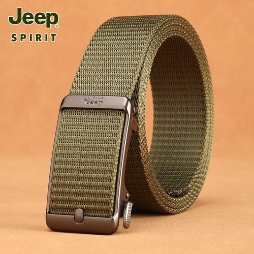 JEEPSPIRIT男士帆布工装腰带