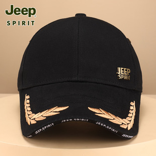 JEEP SPIRIT帽子男款棒球帽男士鸭舌帽休闲百搭时尚潮流遮阳帽子