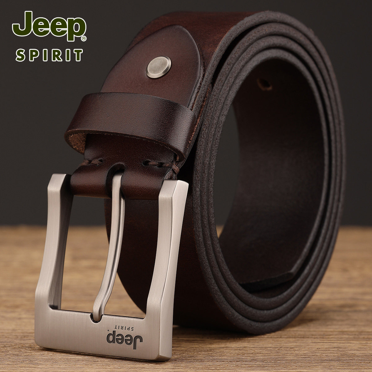 JEEPSPIRIT吉普牛皮腰带