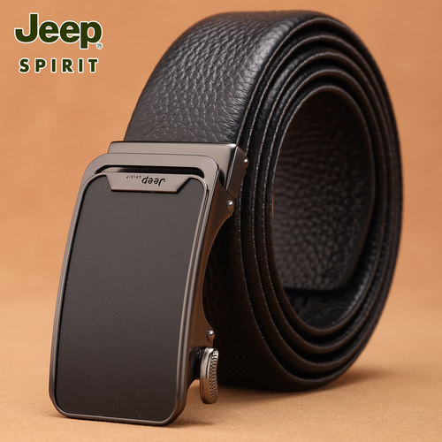 JEEPSPIRIT男士牛皮送爸爸腰带