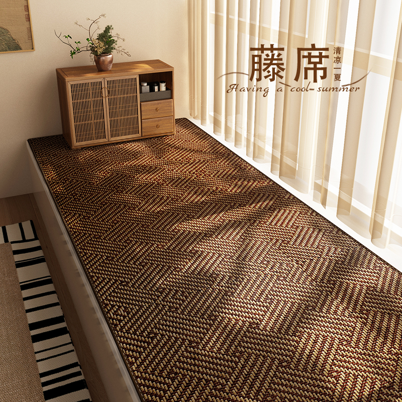 中式凉席飘窗垫窗台垫