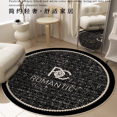 圆形客厅地毯梳妆台地垫