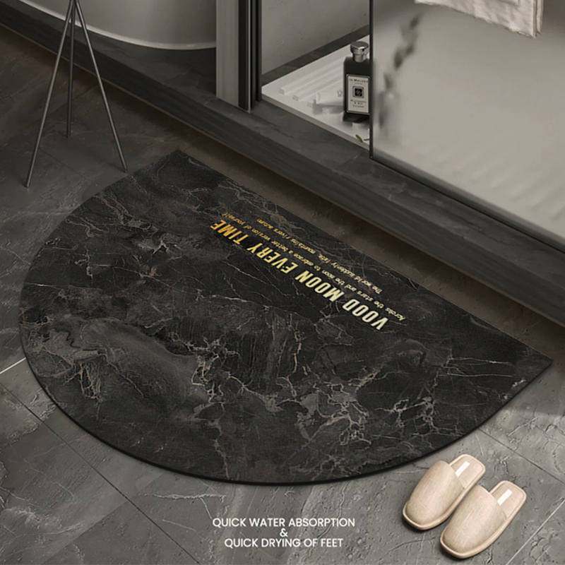 吸水速干防滑硅藻泥浴室地垫