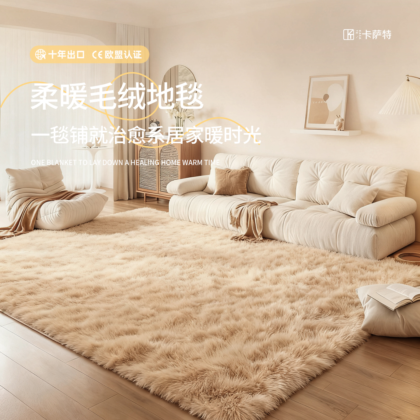 2025新款冬季毛绒地毯加厚客厅卧室床边毛毯地垫直播间拍照软垫子