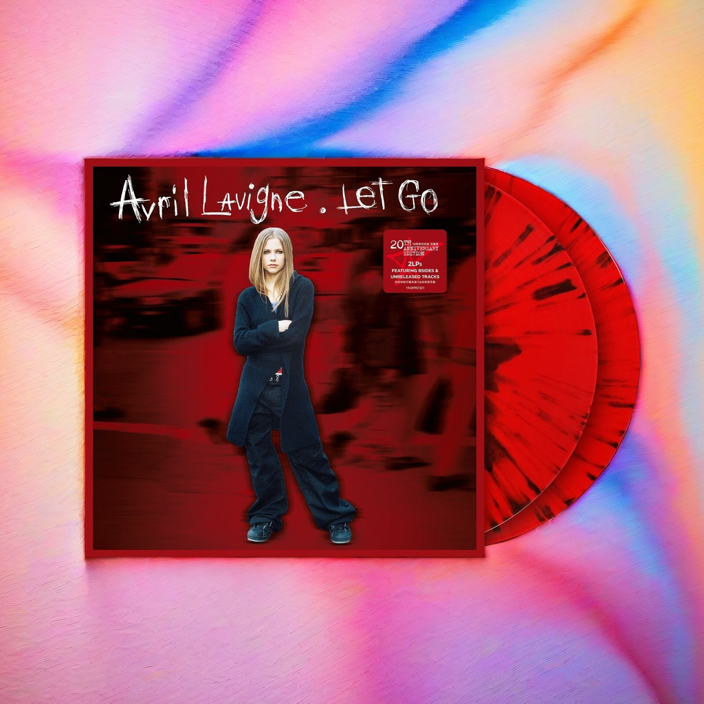 正版avril艾薇儿专辑 let go 展翅高飞 20周年限量喷溅黑胶唱片lp