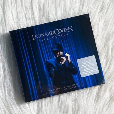 现货正版 莱昂纳德科恩 Leonard Cohen Live In Dublin 3CD唱片