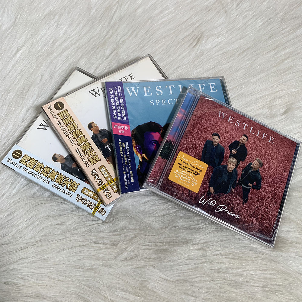 正版 Westlife西城男孩专辑 Spectrum+Wild Dreams+真爱无敌4张CD