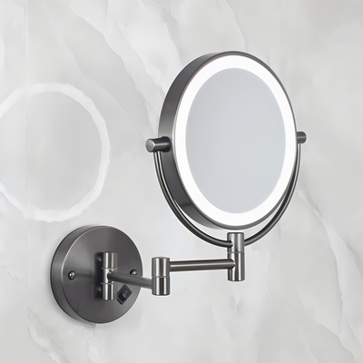 酒店浴室led带灯双面镜