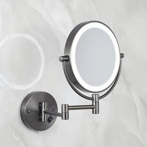 酒店浴室led带灯双面镜