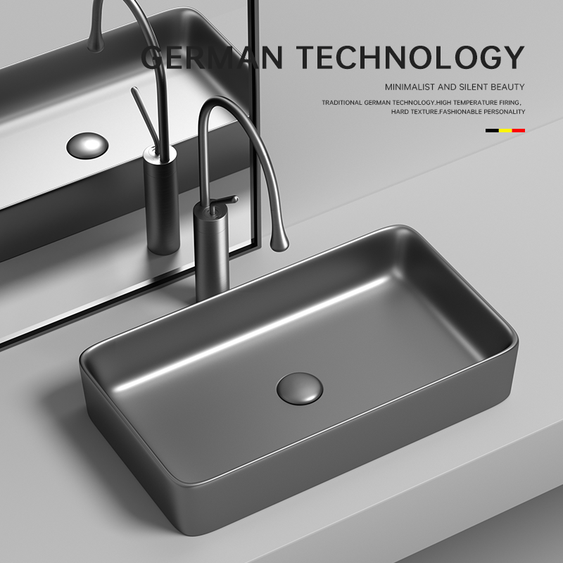 陶瓷台上盆洗手盆卫生间洗脸盆阳台艺术面盆金属感复古洗漱盆,家装主材,台上盆,淘宝优惠券,粉丝福利购,淘宝优惠卷