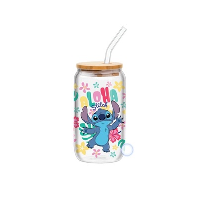 16oz跨境亚马逊可乐杯果汁梅森杯吸管饮料咖啡杯竹盖玻璃水杯批发