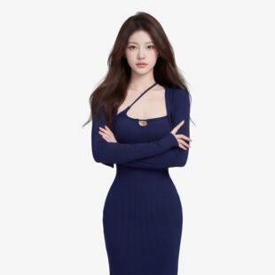 气质修身性感吊带连衣裙女开衫两件套夏季2026新款洋气套装