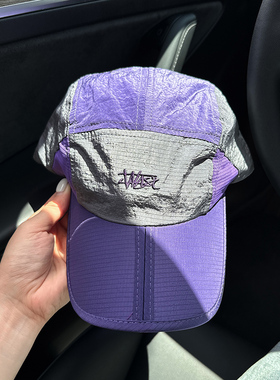 ETITW夏季日系薄款速干棒球帽小众拼色鸭舌帽子登山帽透气轻薄