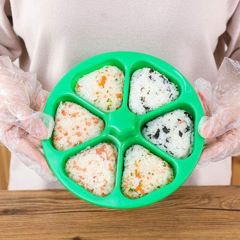 日式寿司磨具六合一 做紫菜包饭制作工具模具盒子三角饭团便当盒