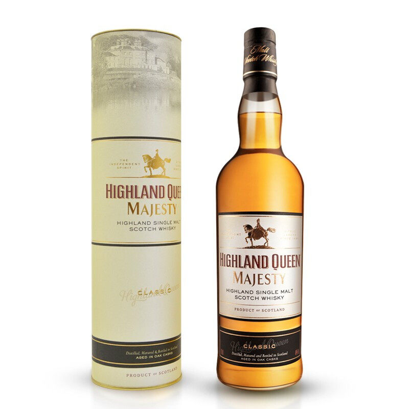 高地女王 苏格兰经典单一麦芽威士忌 英国进口洋酒700ml 礼盒装