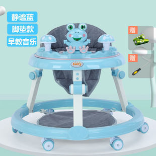 婴儿学步车手推车防O型腿多功能防侧翻8个月宝宝可坐可推行起步车