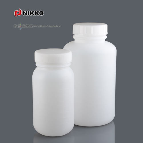 试剂瓶塑料瓶NIKKO广口避光白色