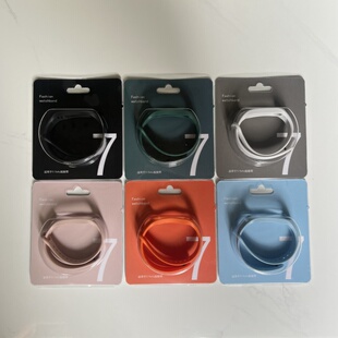 适用于小米手环5/6/7代nfc版原装替换腕带5/6nfc智能运动硅胶表带