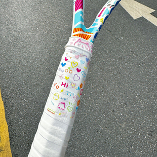 网球拍手胶可爱握把超软防滑吸汗带羽毛球拍手柄拍柄绑带缠把带女