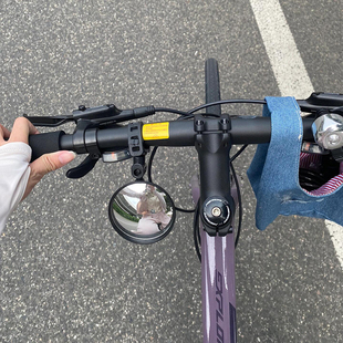 公路自行车后视镜山地车前车把骑行装 备电动车摩托车通用反光镜