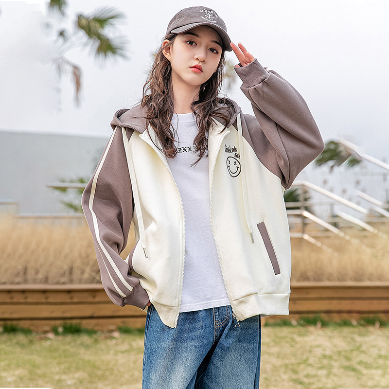 初中生高中学生春秋宽松外套女大童12岁15大童春季衣服洋气棒球服