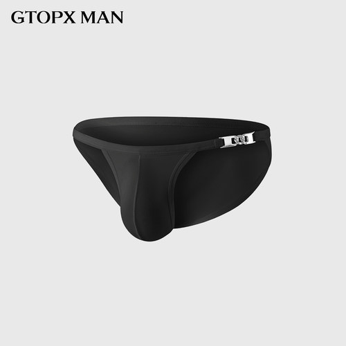 GTOPXMAN金属扣低腰三角裤