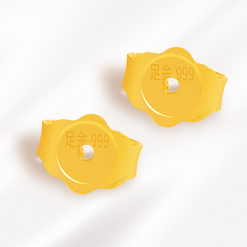 999黄金耳堵足金耳钉扣耳塞后塞防掉固定塞纯金通用首饰配件耳饰,黄金,定价黄金耳饰,淘宝优惠券,粉丝福利购,淘宝优惠卷