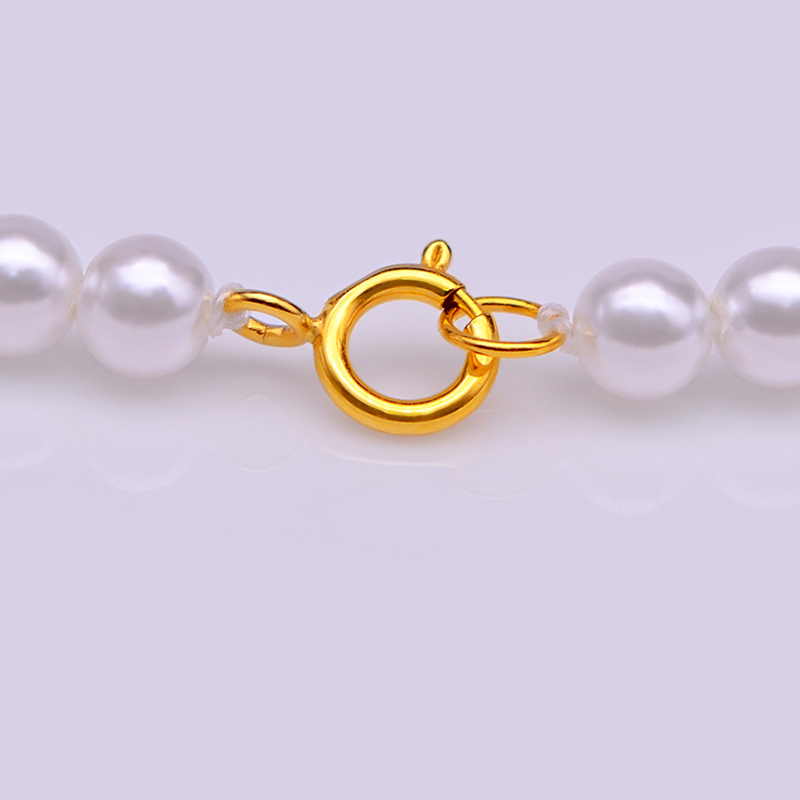 语瑶18k金闭口弹簧扣手链配件