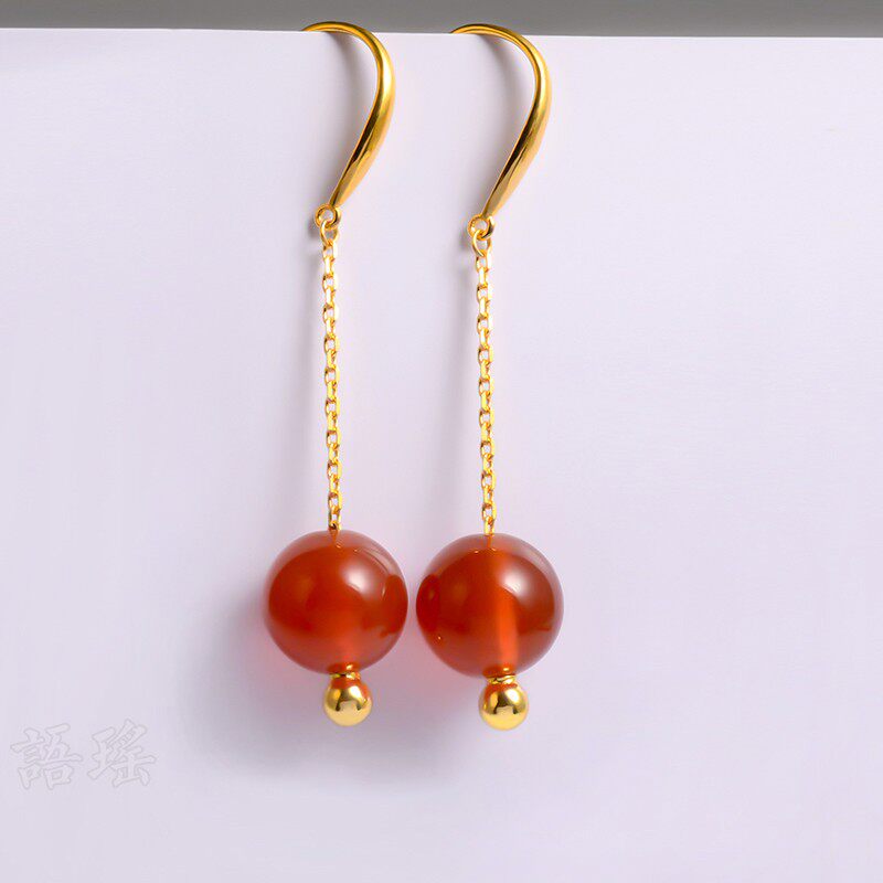 语瑶18k金加厚可拆卸耳钩