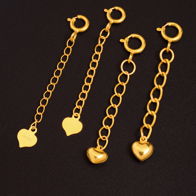 语瑶18k金通用加长链链尾