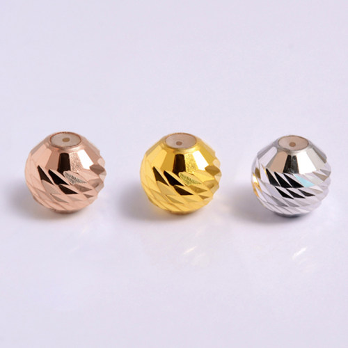 语瑶18k金批花珠定位珠散珠配件
