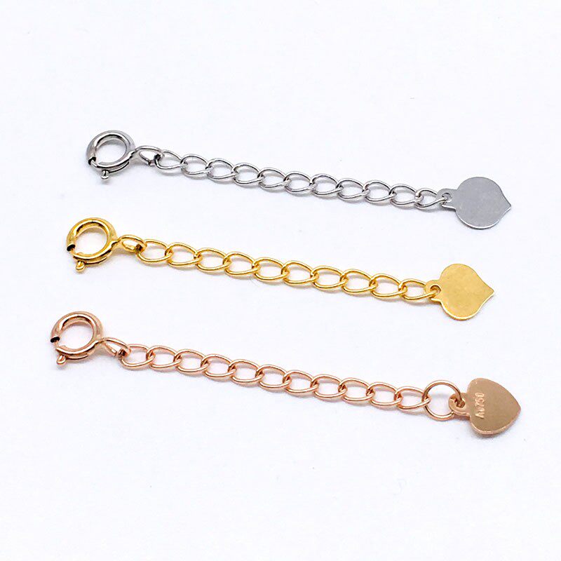 语瑶18K金延长链保证正品女