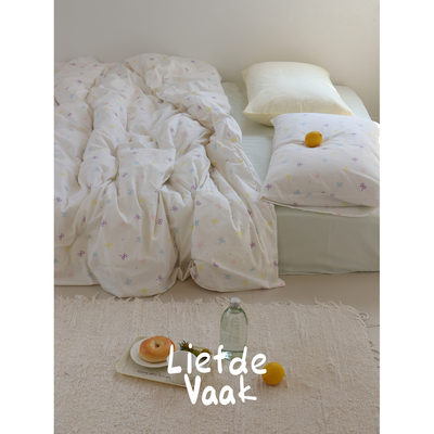 频繁热爱100%棉ins风四件套