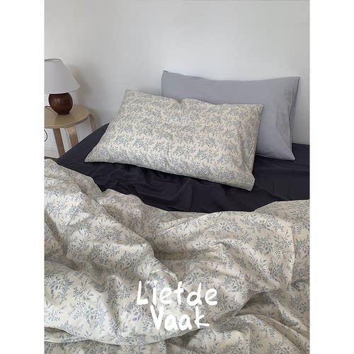 频繁热爱全棉复古印花四件套