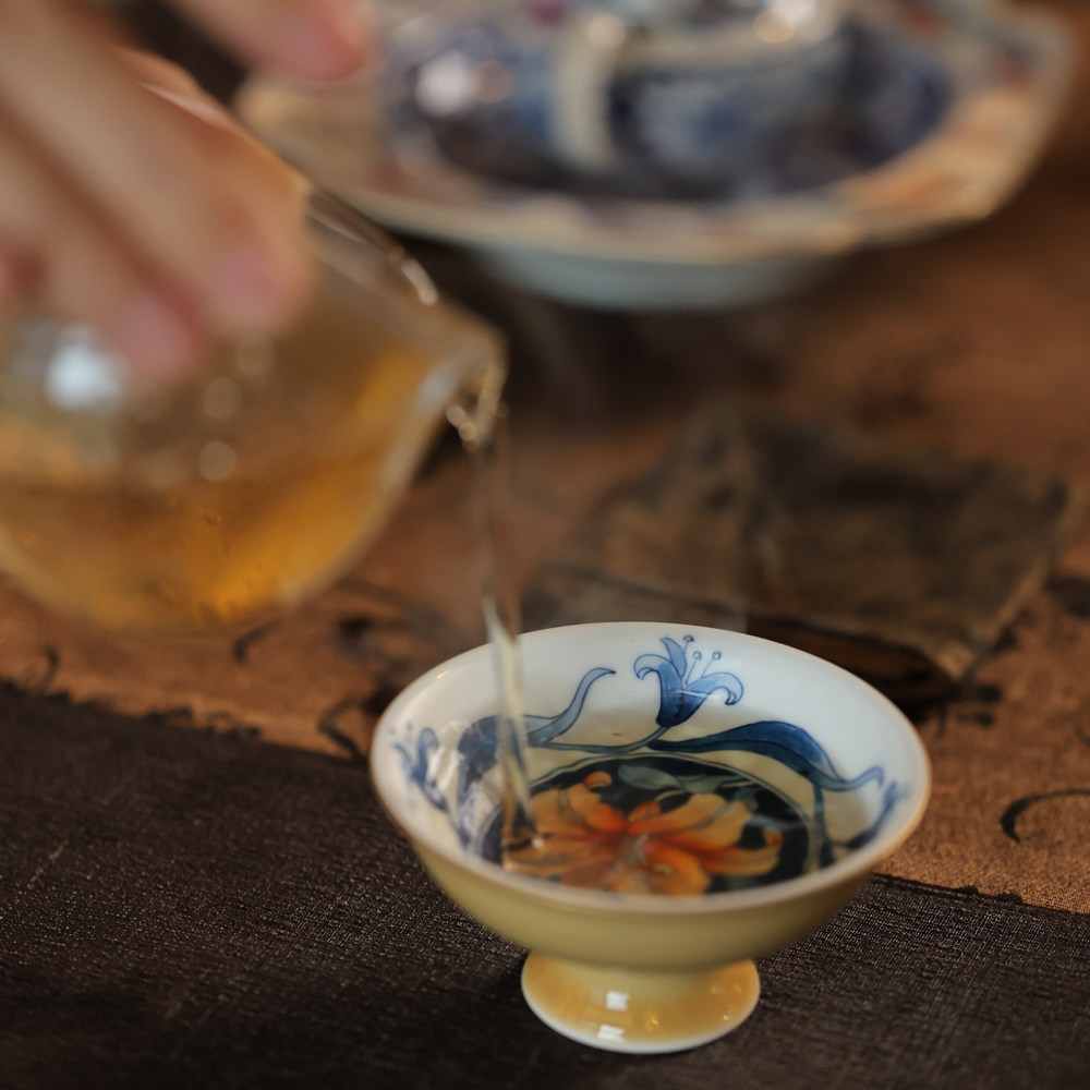 卓君茶具东方绮梦百合杯月季杯