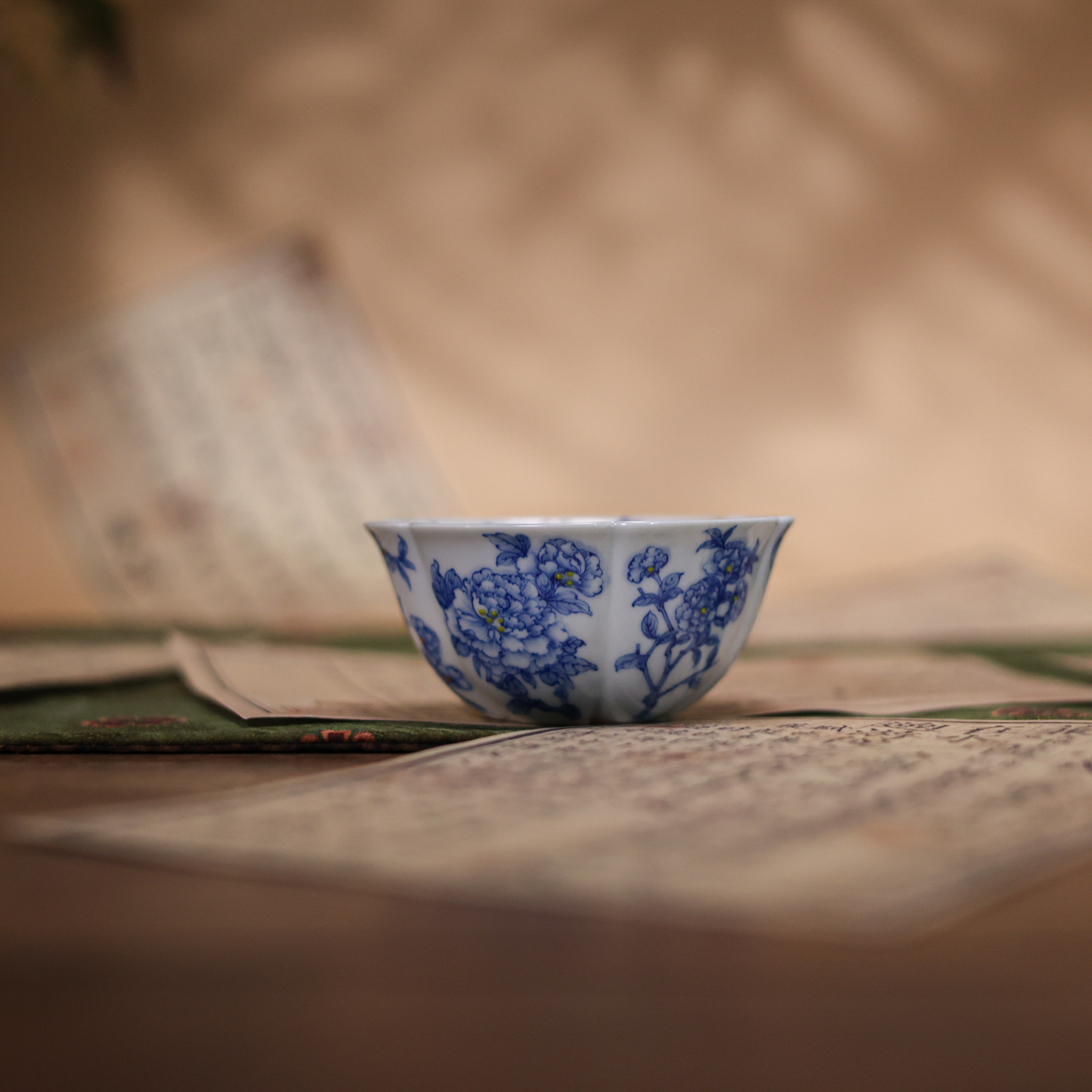 青樵轩茶具茶杯满工十二花神杯