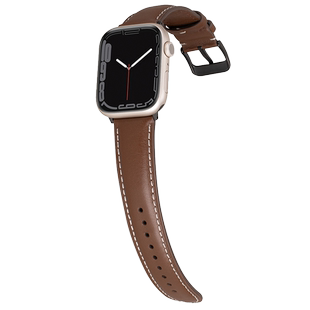Trogonic特酷客适用apple watch表带真皮S8苹果iwatch9手表带ultra2高级S7秋冬6皮质轻男女奢小牛皮2024新款