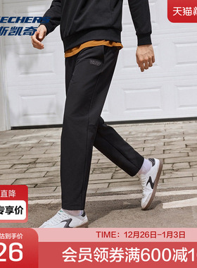 斯凯奇官方outlets秋冬新款成人男士常规版型梭织长裤