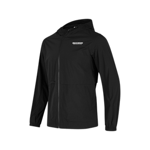 斯凯奇官方outlet 运动外套梭织连帽防晒透气抽绳男女同款