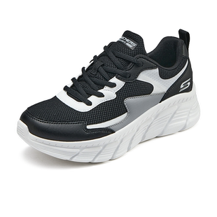 斯凯奇官方outlets秋冬女绑带休闲运动鞋轻质舒适增高百搭