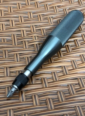 6.35mm自锁螺丝刀手柄全铝合金实心快脱加磁吸手柄1/4inch批头