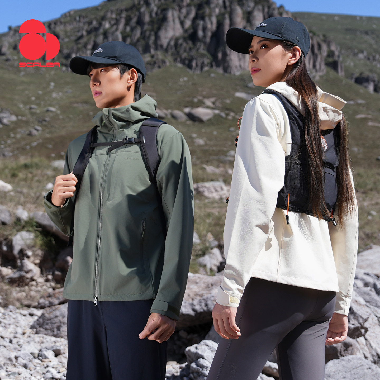 【破域PRO】思凯乐户外软壳衣男女26新款防风冲锋衣内胆登山外套
