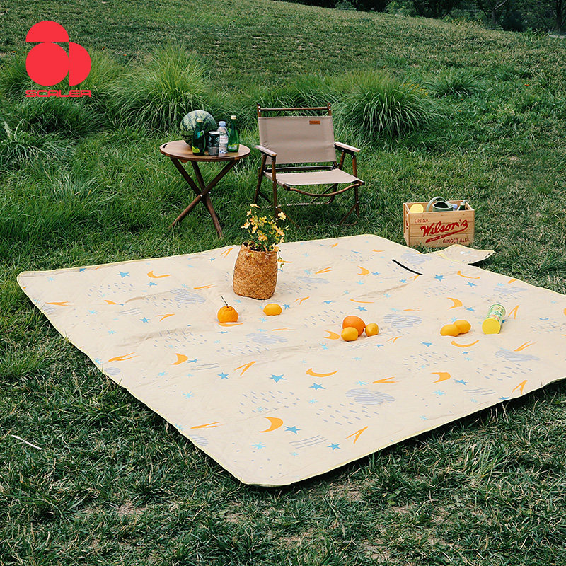 思凯乐户外防潮野餐垫加厚可机洗郊游烧烤聚餐便携折叠野外露营