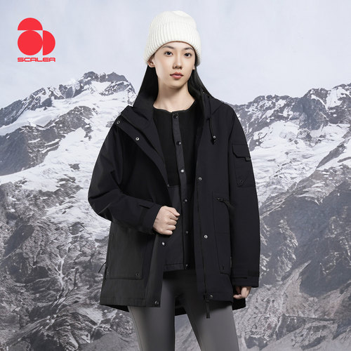 思凯乐户外冲锋衣男女三合一外套