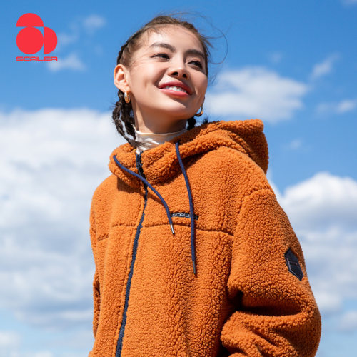 思凯乐摇粒绒抓绒衣外套女卫衣男