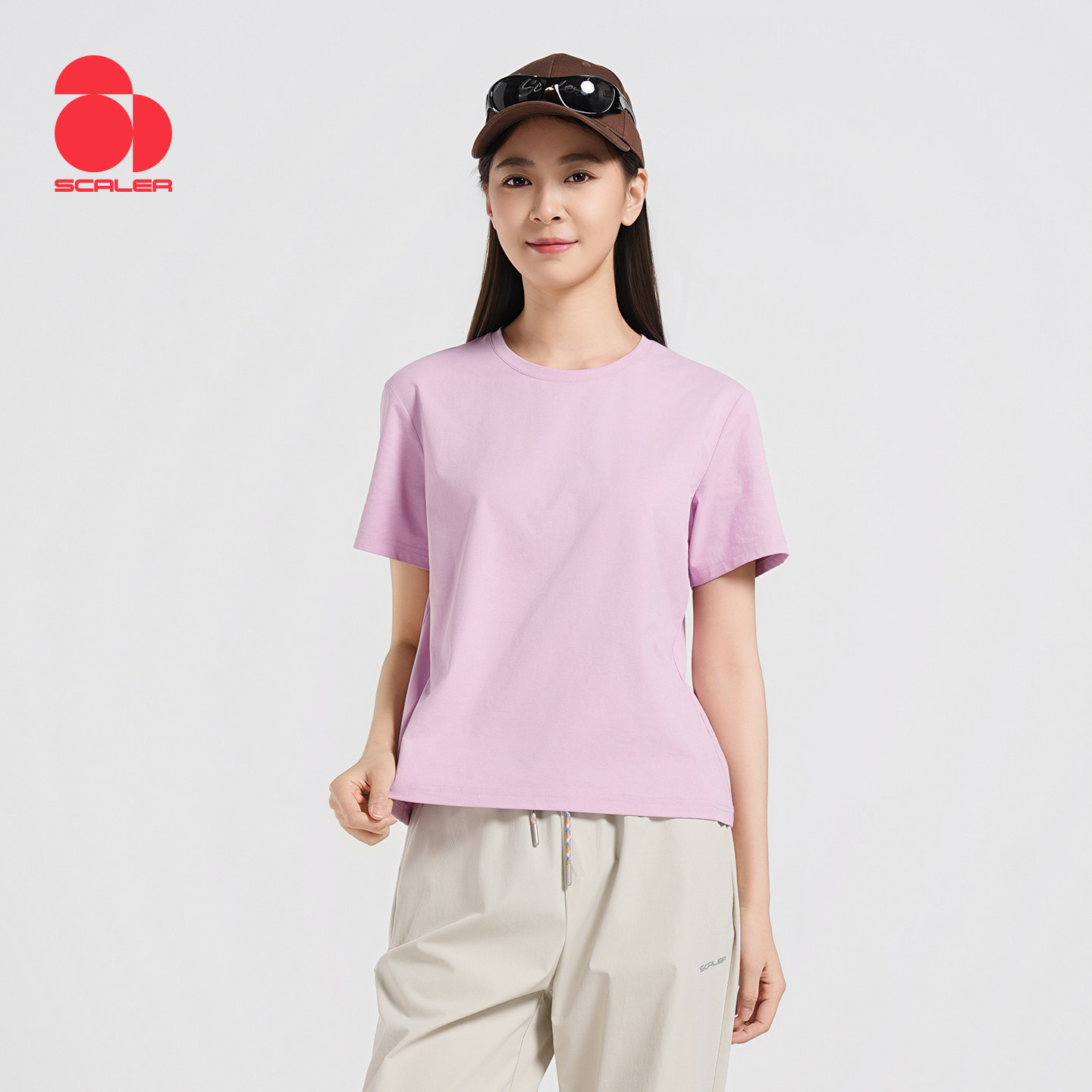 SCALER思凯乐户外速干衣男女26春夏新款防晒UPF50+抑菌凉感T恤衫