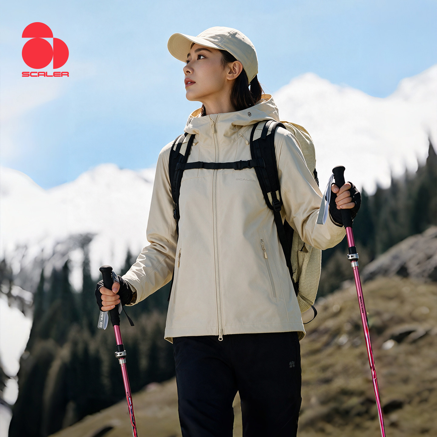 【破域PRO】思凯乐户外软壳衣男女26新款防风冲锋衣内胆登山外套
