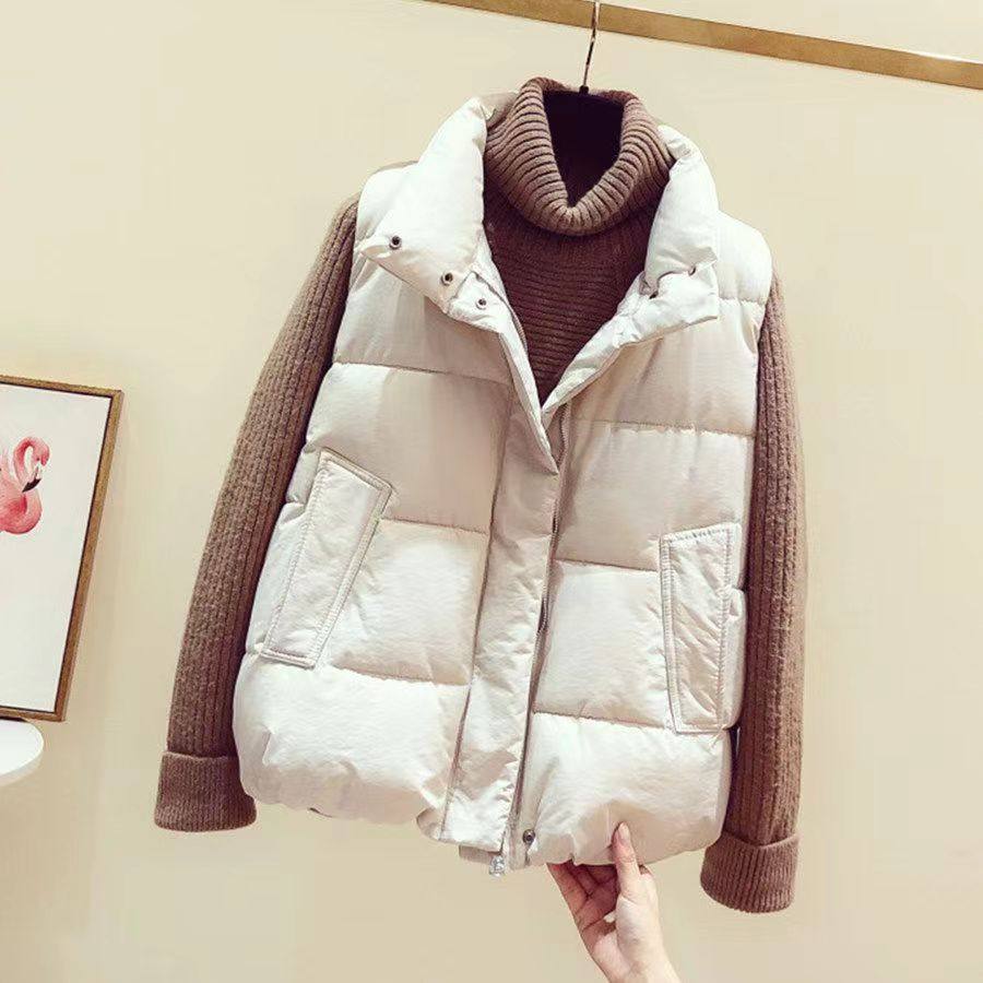 特价版淘宝断码品牌女装限时秒杀胖mm羽绒棉马甲女短款韩版秋冬宽