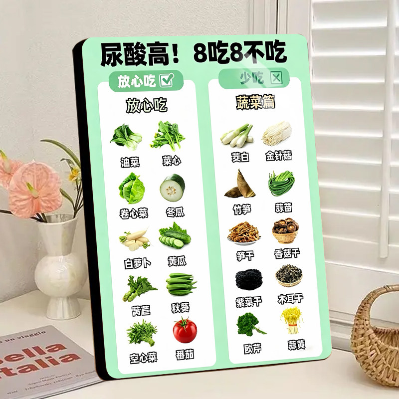 高尿酸水果饮食禁忌水果店展示相框摆件生鲜食品店桌面装饰摆台